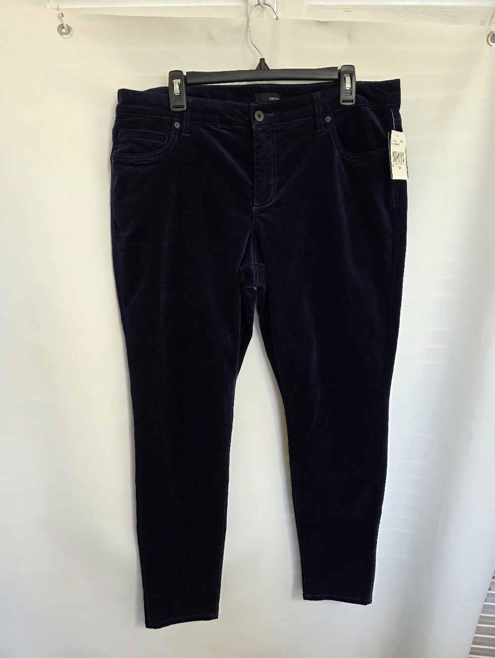 Edyson Hampton Skinny Women's Corduroy Pants Size 14W